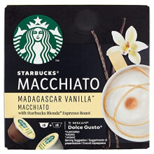 Starbucks Dolce Gusto Madagascar Vanilla Macchiato Coffee Pods x 12