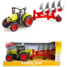 Farm Tractor Truck Toy Plow Crop Educational Lights & Sounds By Big Daddy