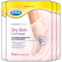 Scholl - Fragrance Free Foot Mask - 4 Pairs