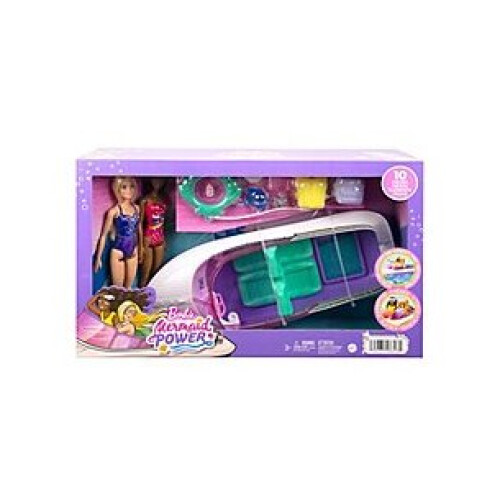 Barbie Barbie Mermaid Power Boat And Dolls