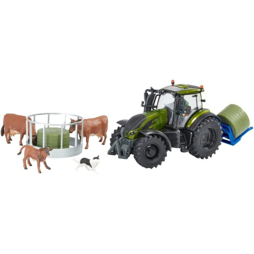 Britains Britains 1:32 Metallic Olive Green Valtra Playset