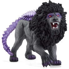 Figurine Leeuw der Duisternis - Hoogwaardig Gedetailleerde en Realistische Figurine met Transparante Staart - Speelgoed voor Jongens en Meisjes -