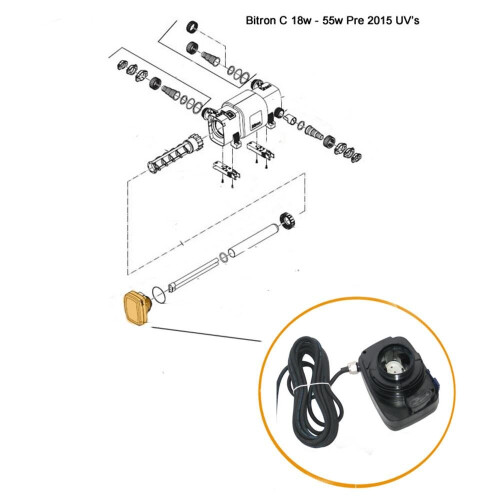 Replacement Ballast for Oase Bitron C36 2014 Model (Part 30985) 2