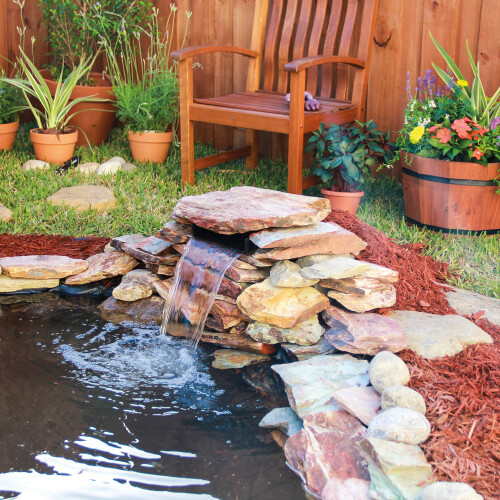 Pontec PondoFall Stream Courtyard, Black 1
