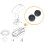 Pontec Replacement Membrane Set PondoAir Set 100/200 (Part 37678) 2