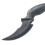 PLAYWELL BLACK POLYPROPYLENE "RHINOCEROS HORN" TRAINING KNIFE 2