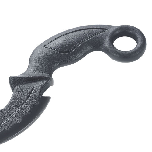PLAYWELL BLACK POLYPROPYLENE "RHINOCEROS HORN" TRAINING KNIFE 2