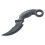 PLAYWELL BLACK POLYPROPYLENE "RHINOCEROS HORN" TRAINING KNIFE 1