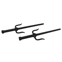 PLAYWELL BLACK POLYPROPYLENE CHILDRENS SAI DAGGERS - 13"