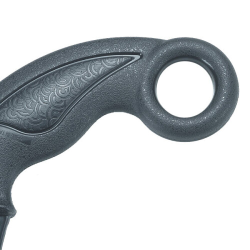PLAYWELL BLACK POLYPROPYLENE COMBAT "KARAMBIT" TRAINING KNIFE 2