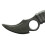 PLAYWELL BLACK POLYPROPYLENE DOUBLE "KARAMBIT" KNIFE - (E427) 4