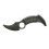 PLAYWELL BLACK POLYPROPYLENE DOUBLE "KARAMBIT" KNIFE - (E427) 1