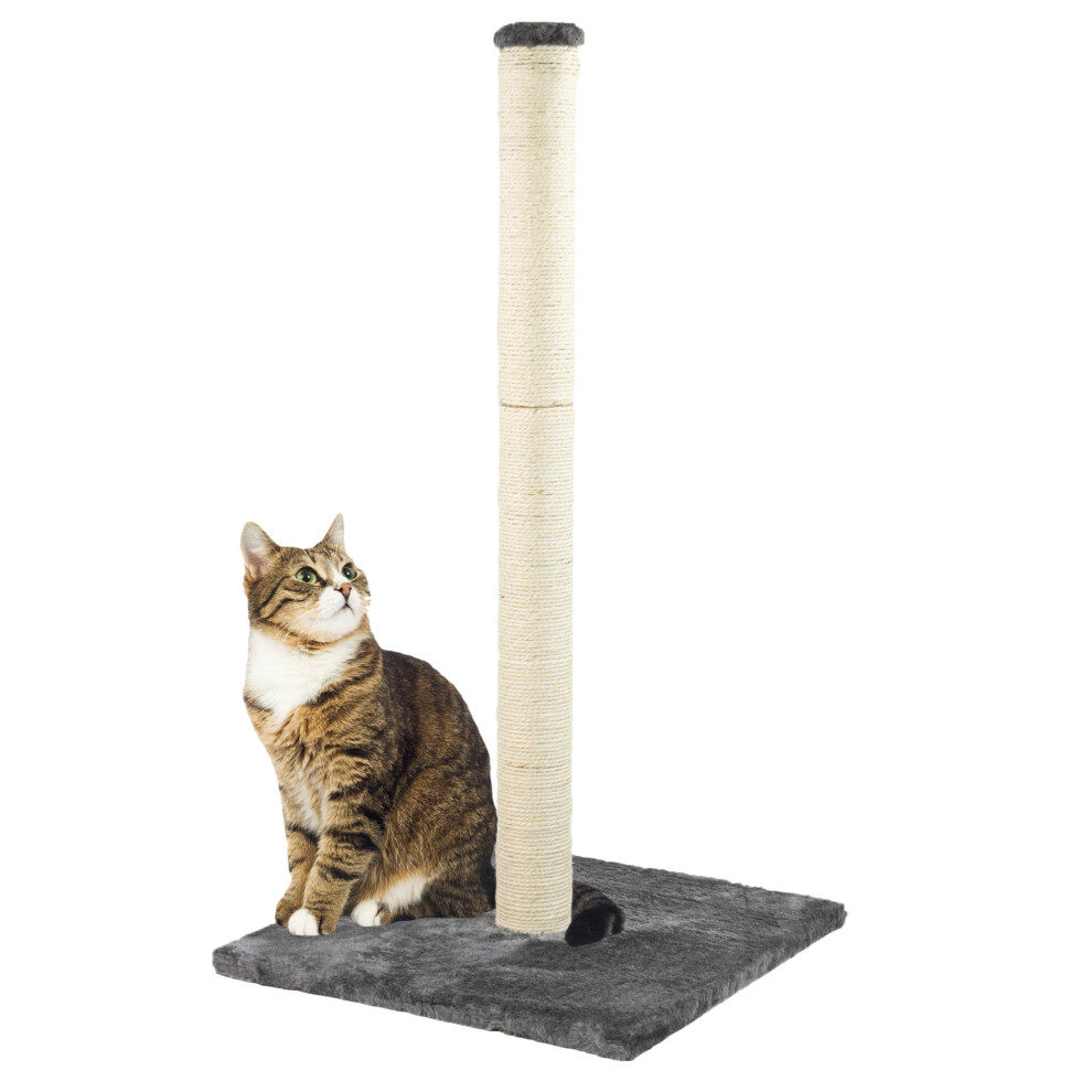 (Large, Grey) KCT Cat Scratching Post Activity Tree Kitten Climbing Tower Toy