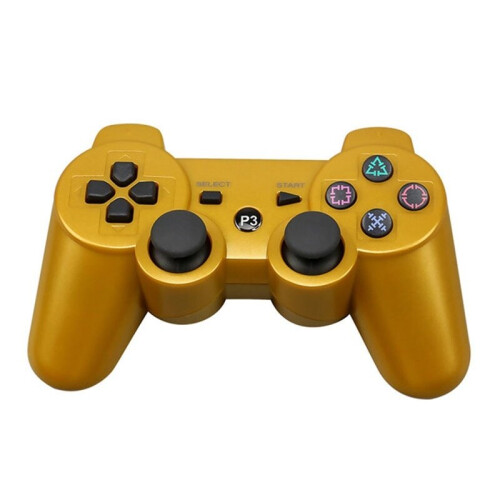 (Gold) Wireless Controller for PS3 Controller