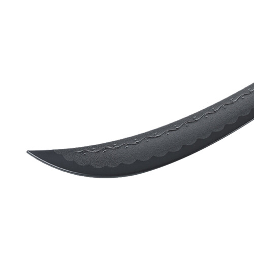 PLAYWELL BLACK POLYPROPYLENE CURVED SWORD - W215 1