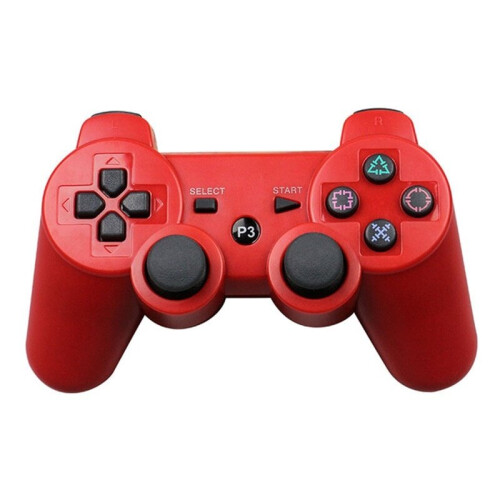 (Red) Wireless Controller for PS3 Controller