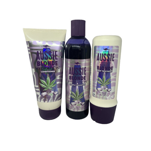 Aussie Aussie Blonde Shampoo, Conditioner, Deep Treatment Hydration Set SEE DATES