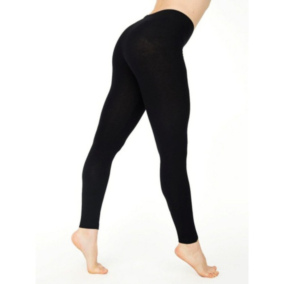 (Black, XL) Women High Waist Yoga Fitness Pants Stretch Leggings