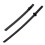 PLAYWELL BLACK POLYPROPYLENE FULL CONTACT BOKKEN WITH SCABBARD - 40" 1