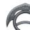 PLAYWELL BLACK POLYPROPYLENE FULL CONTACT CHINESE TRAINING RING 3