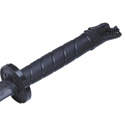 PLAYWELL BLACK POLYPROPYLENE FULL CONTACT DRAGON SWORD (E483) 1