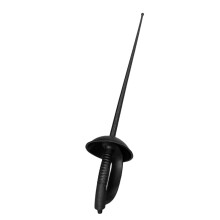 PLAYWELL BLACK POLYPROPYLENE FULL CONTACT FENCING SWORD