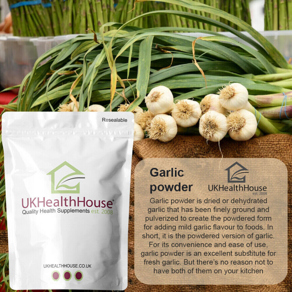 (Garlic Powder | Highest Premium Quality & Best Price 100g | Natural Free P&P U.K) Garlic Powder | Highest Premium Quality