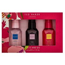 TED BAKER LONDON SPRITZ AND GO BODY SPRAYS COLLECTION 3 X 50 ML