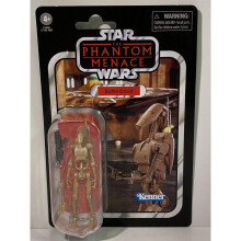 STAR WARS Vintage Collection Battle Droid Figur, 3.75-Inch The Phantom Menace, Leksaker för Barn 4 År och Uppåt