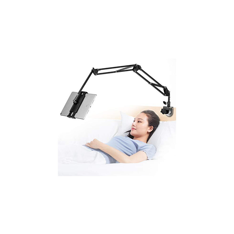 Tablet Stand Adjustable,Foldable Tablet Stand For Bed, Aluminum Universal Flexible Tablet Holder With 360 Degree Rotation For Ipad/Iphonex/Ipad 191170646980