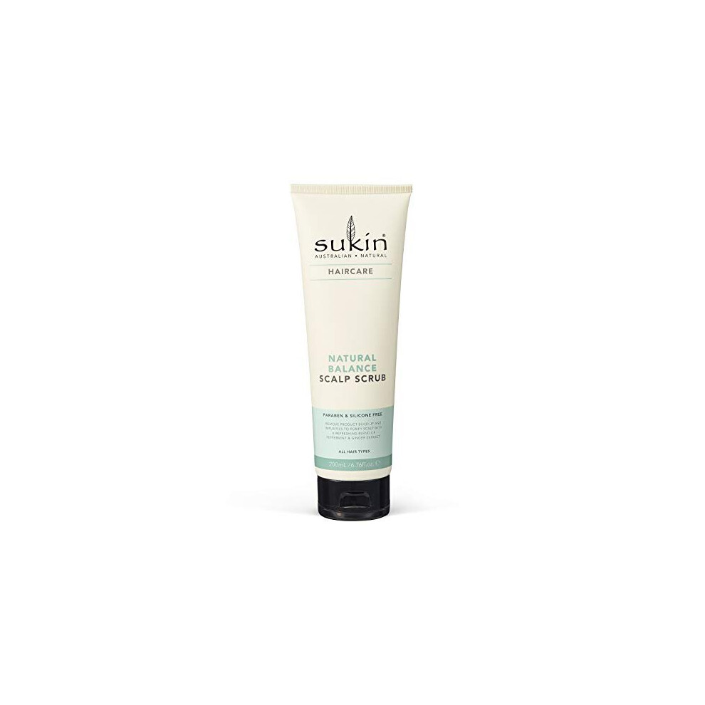 Sukin Australian Natural Sukin Scalp Scrub Natural Balance Sukin Natural Balance Scalp Scrub 200Ml, Clear, (1Er Pack)