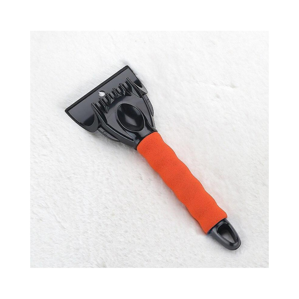 (Orange) Ice Scraper Windshield Snow Removal Shovel Auto Car Windscreen Snow Frost Scraper Orange 768664245174