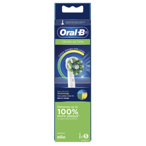Oral-B Oral B Power Toothbrush Cross Action Refills 5 Pack