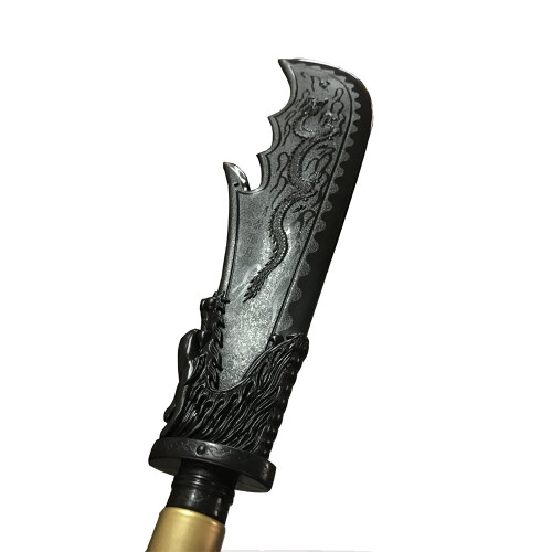 PLAYWELL BLACK POLYPROPYLENE FULL CONTACT KWAN DAO SPEAR HEAD ONLY