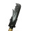 PLAYWELL BLACK POLYPROPYLENE FULL CONTACT LONG POLE KWAN DAO STICK 1