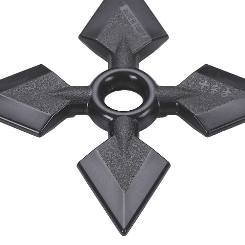 PLAYWELL BLACK POLYPROPYLENE FULL CONTACT NINJA STARS 1