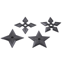 PLAYWELL BLACK POLYPROPYLENE FULL CONTACT NINJA STARS