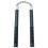 PLAYWELL BLACK POLYPROPYLENE FULL CONTACT NUNCHUCKS 1