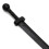 PLAYWELL BLACK POLYPROPYLENE FULL CONTACT ROMAN GLADIATOR SWORD - V1 2