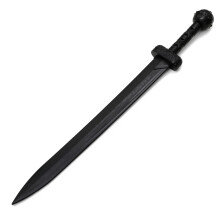 PLAYWELL BLACK POLYPROPYLENE FULL CONTACT ROMAN GLADIATOR SWORD - V1