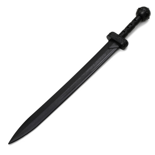 PLAYWELL BLACK POLYPROPYLENE FULL CONTACT ROMAN GLADIATOR SWORD - V1