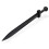 PLAYWELL BLACK POLYPROPYLENE FULL CONTACT ROMAN GLADIATOR SWORD - V1 5