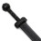 PLAYWELL BLACK POLYPROPYLENE FULL CONTACT ROMAN GLADIATOR SWORD - V1 3
