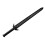 PLAYWELL BLACK POLYPROPYLENE EUROPEAN MEDIEVAL SWORD - PRE ORDER 1