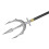 PLAYWELL BLACK POLYPROPYLENE FULL CONTACT TIGER FORK - SPEAR HEAD ONLY 1