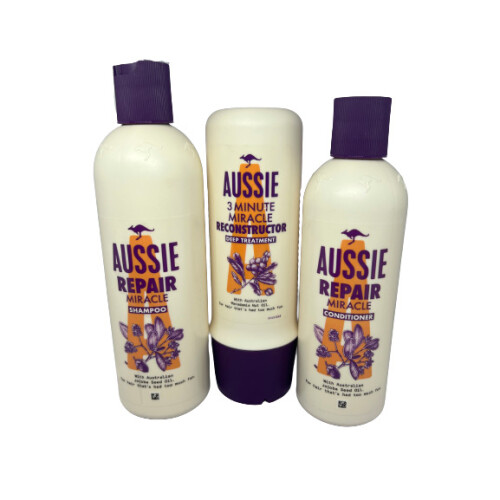 Aussie Aussie Repair Miracle Shampoo, Conditioner, Deep Treatment Set