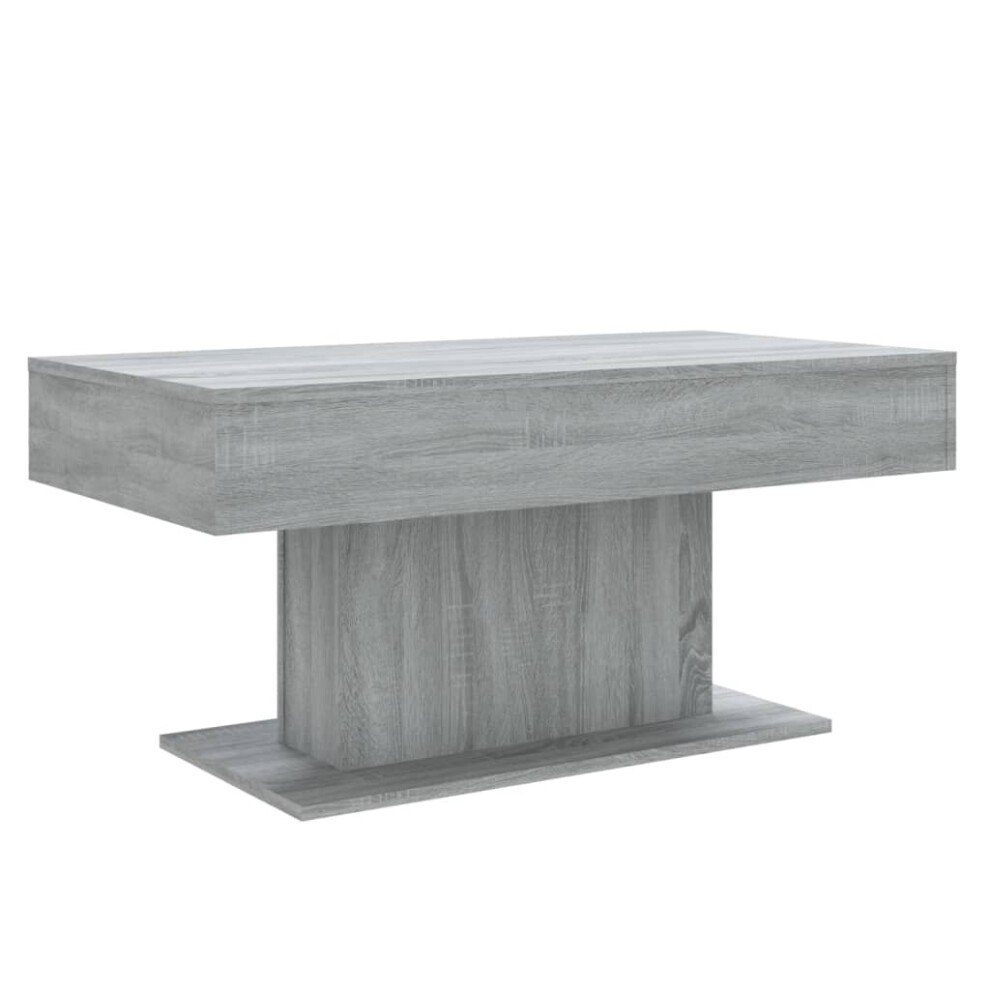 Vidaxl (Grey Sonoma, 1) Coffee Table Chipboard Couch End Center Accent Table Multi Colours