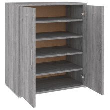 (grey sonoma) vidaXL Shoe Cabinet Shoe Storage Rack Organiser Shoe Cupboard Engineered Wood
