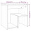 VidaXL (brown oak, 2) vidaXL Bed Cabinet Nightstand Side Table Storage Bed Table Engineered Wood 2
