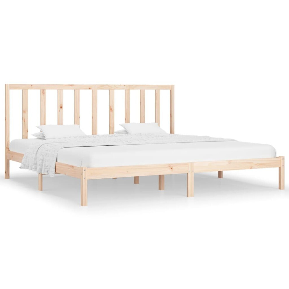 (brown, 180 x 200 cm) vidaXL Solid Wood Pine Bed Frame Wooden Bedstead Bed Base Multi Colours/Sizes